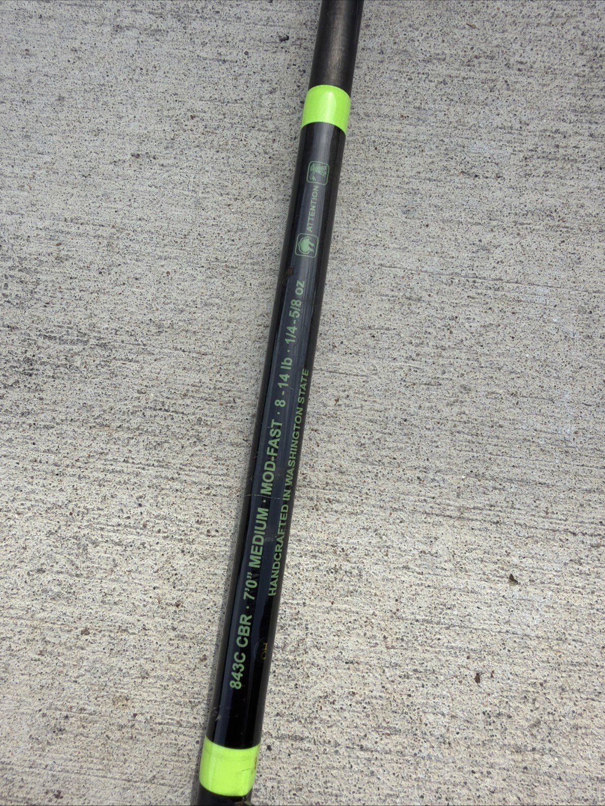 G. Loomis E6X 843C CBR 7’ Mod Fast Fishing Rod Bait Casting