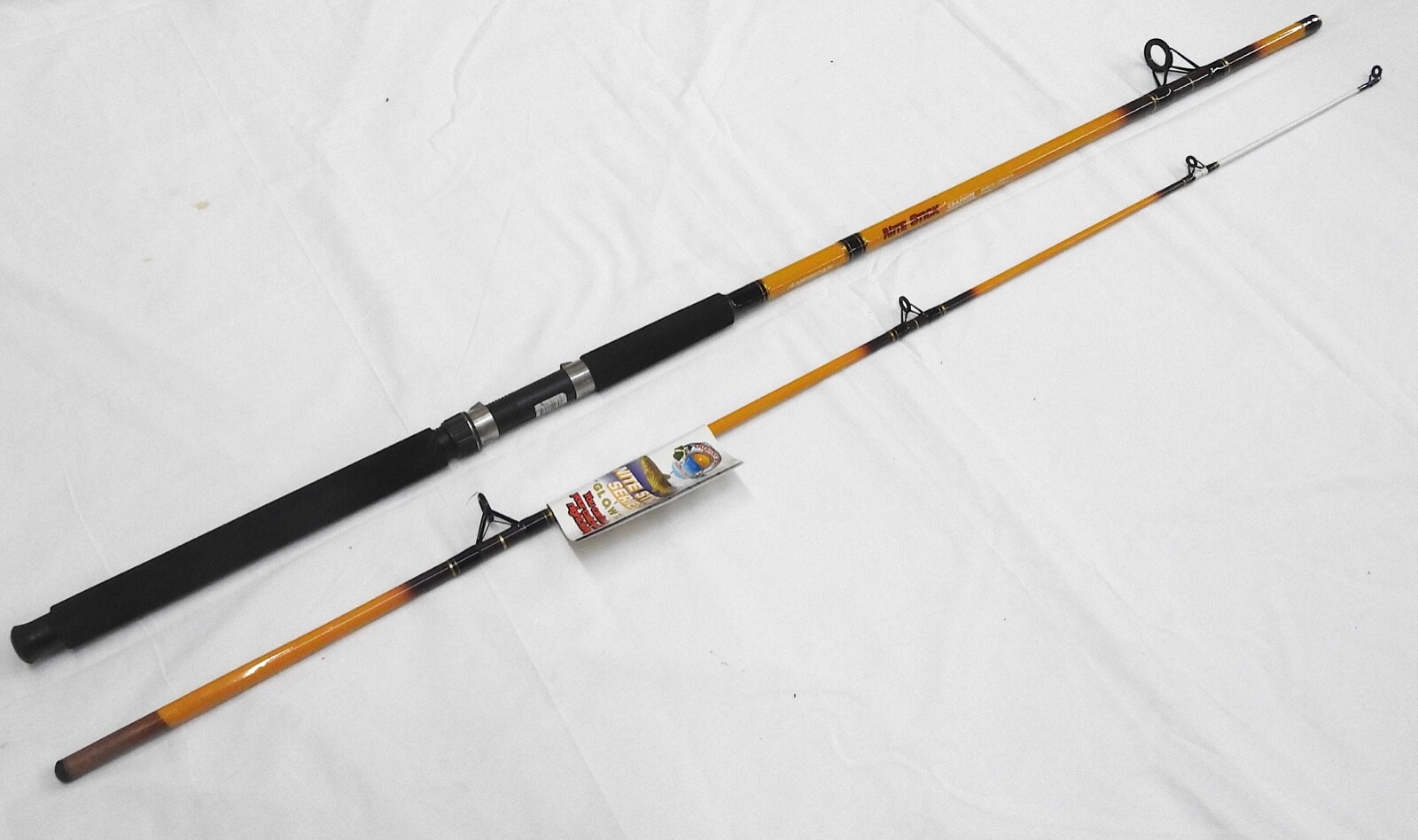 Nite Stick Catfish Spinning Rod 9′ 2PC Glow Tip Yellow
