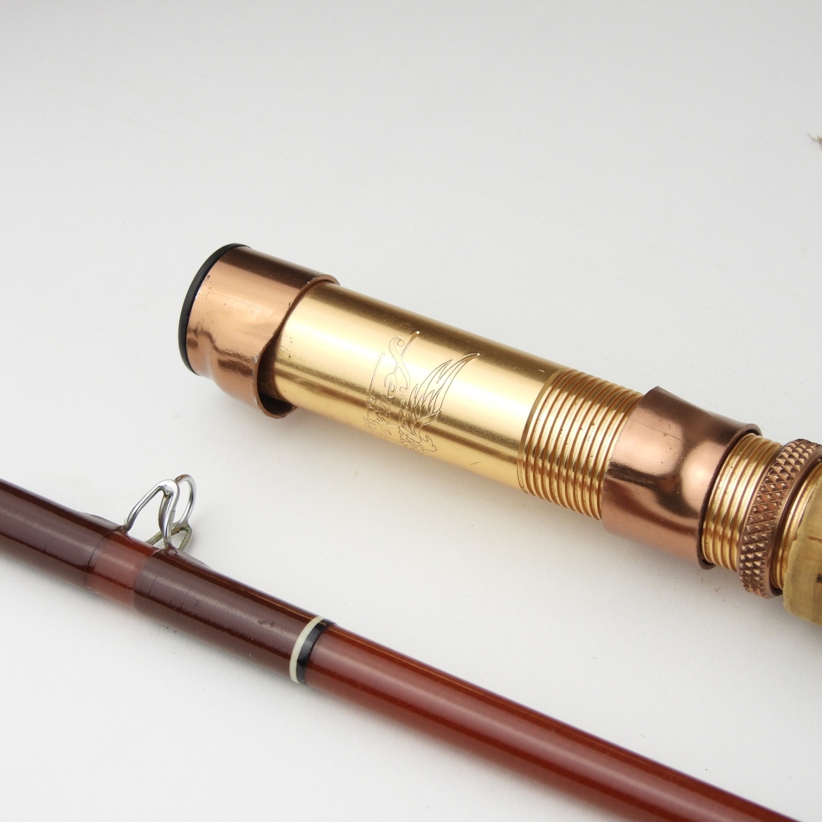 Fenwick FF107 Fiberglass Fly Fishing Rod. 9. 8-9wt. W/ Tube and Sock.