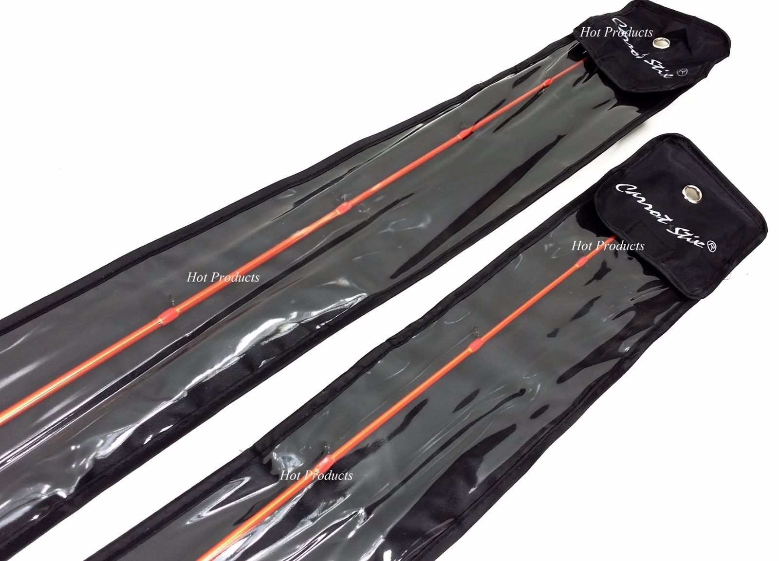 QTY 2- 7′ MEDIUM CASTING Carrot Stix ALPHA ORANGE Bass Fishing Rod CWA701M-M-C