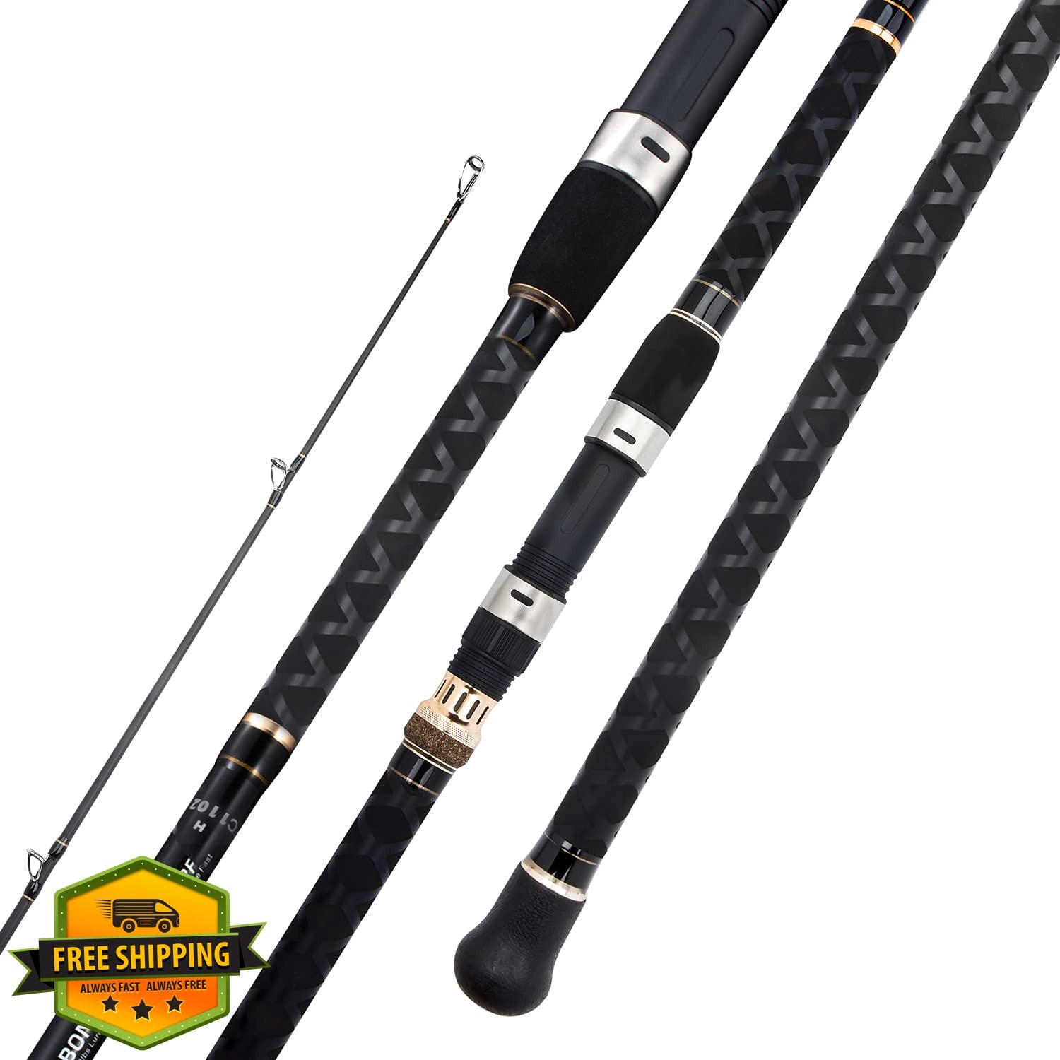 BERRYPRO Surf Spinning Fishing Rod Graphite Spinning Rod