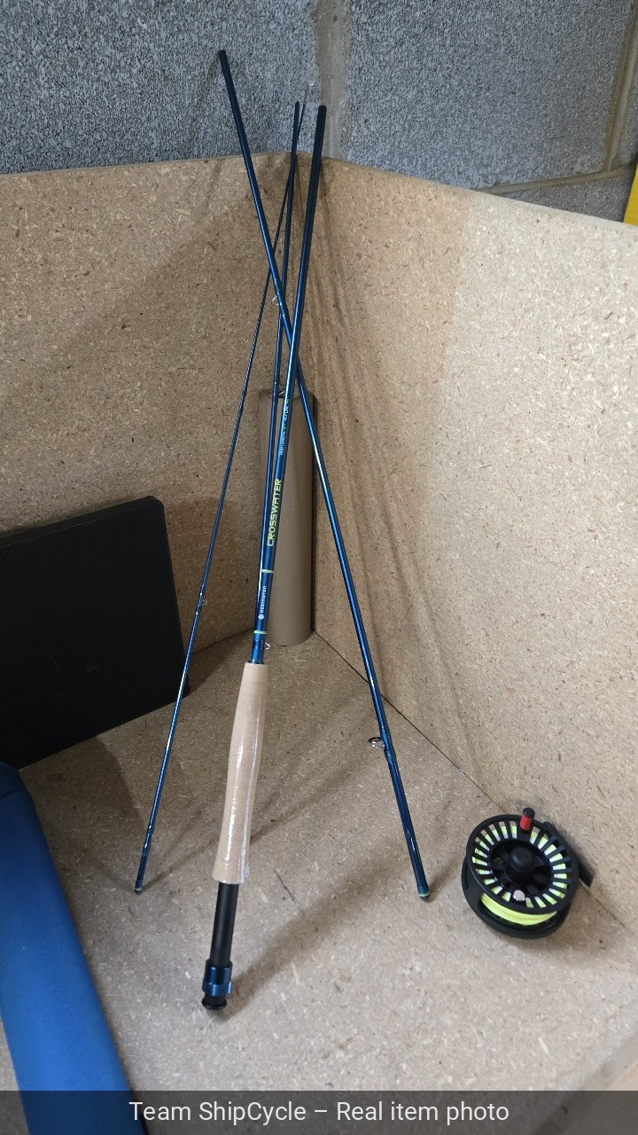 DEFECTIVE Redington Crosswater 5904 Fly RodReel Combo 90 5wt 4pc Case G3D