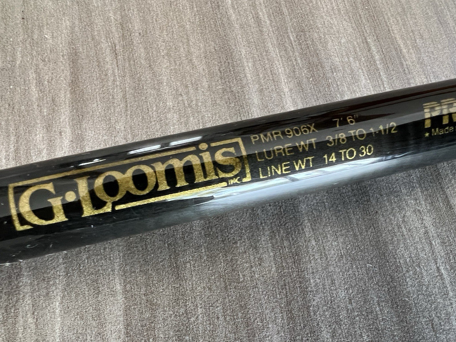 Vintage G Loomis Premier PMR 906X Casting Fishing Rod 7’6” 14-30# Made in USA