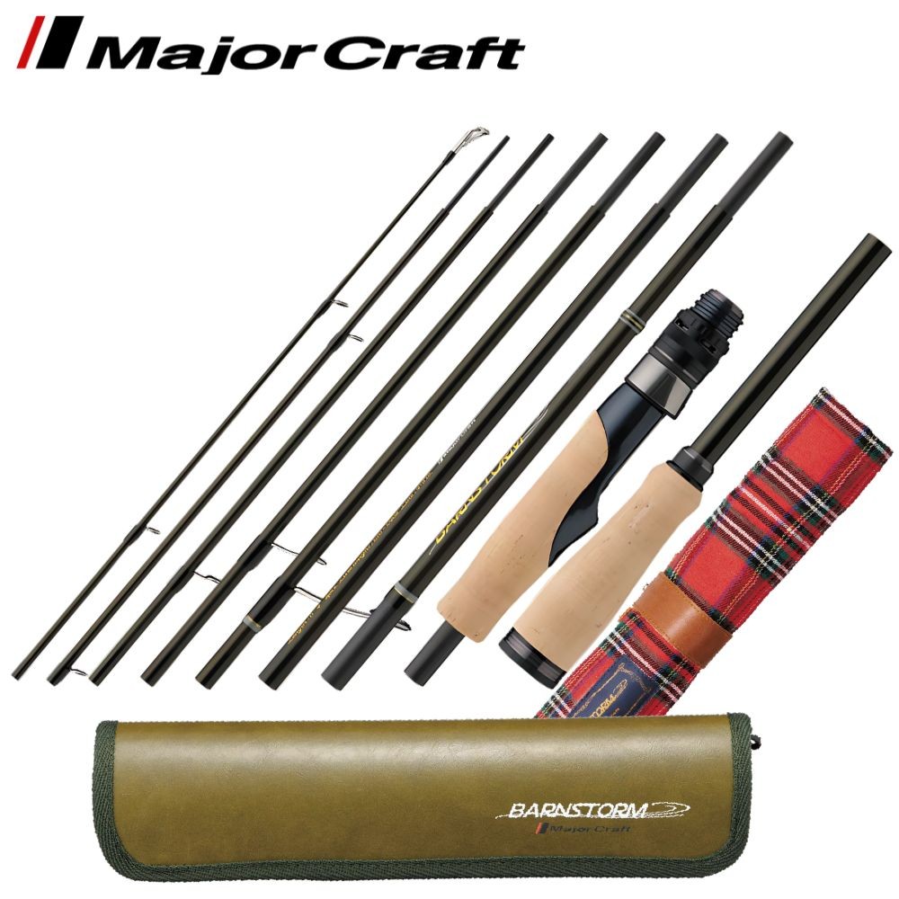 MAJOR CRAFT Ultra Light Fishing Travel Spinning Rod BARNSTORM BSS-649L