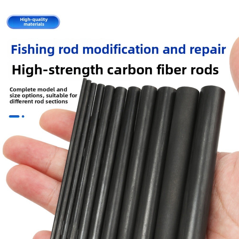Hollow 10cm Carbon Fiber Rod for Fishing Pole Customization and Repair