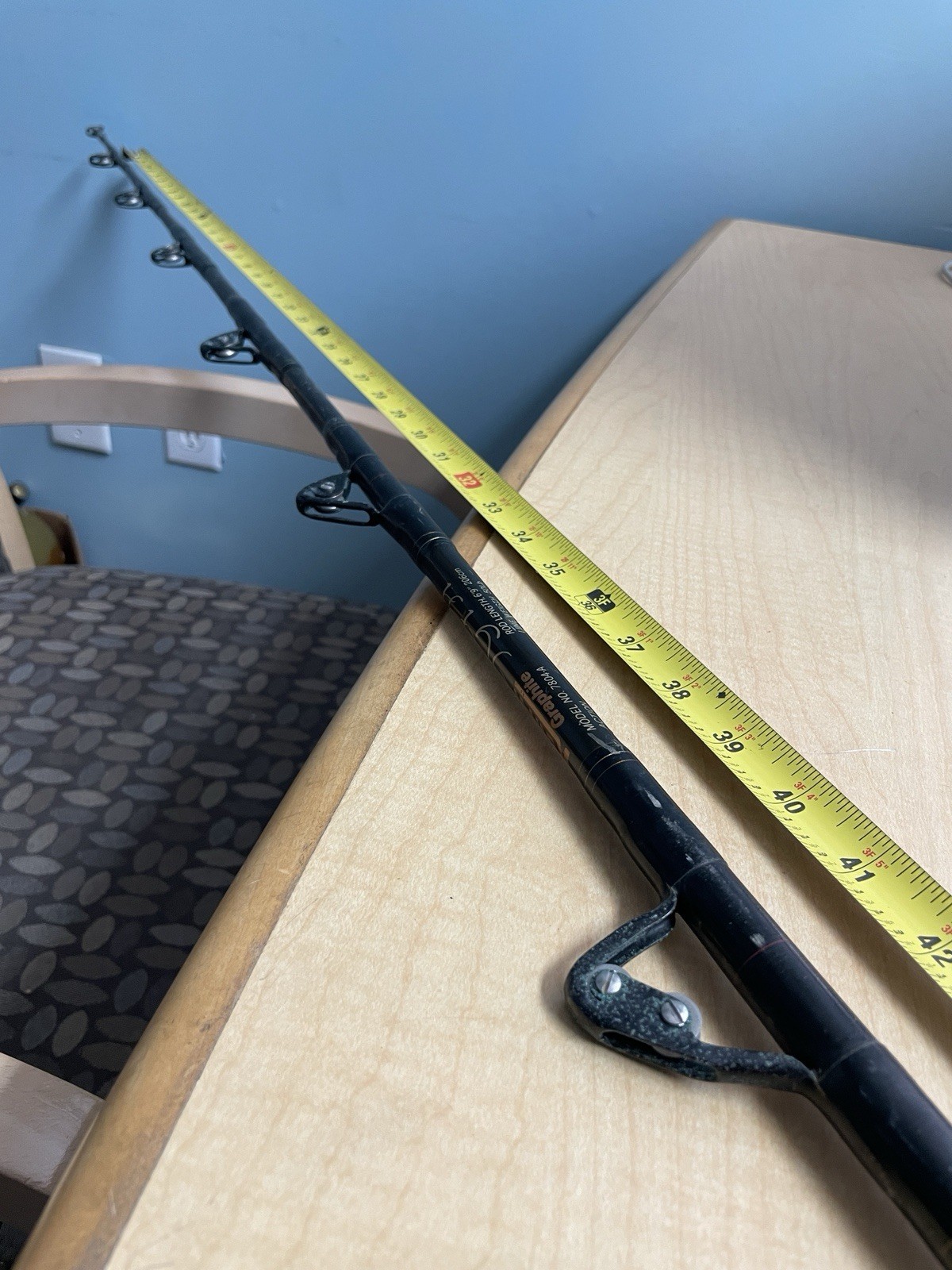 Kunnan IGFA conventional rod 50lb with Aftco guides and butt
