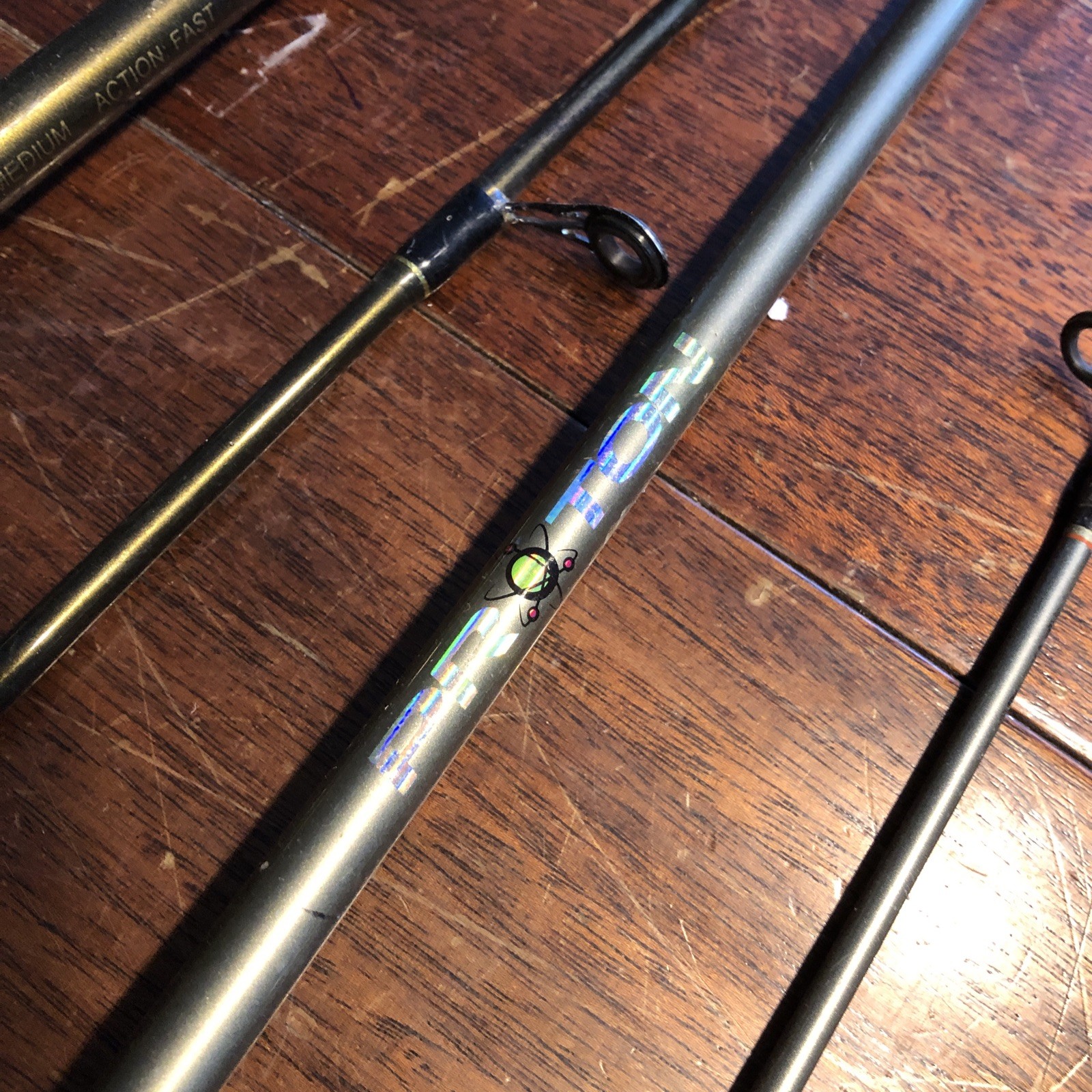 Lot 4 Fresh Water Fishing rods Use Or repair Garcia Quantum Proton Shimano