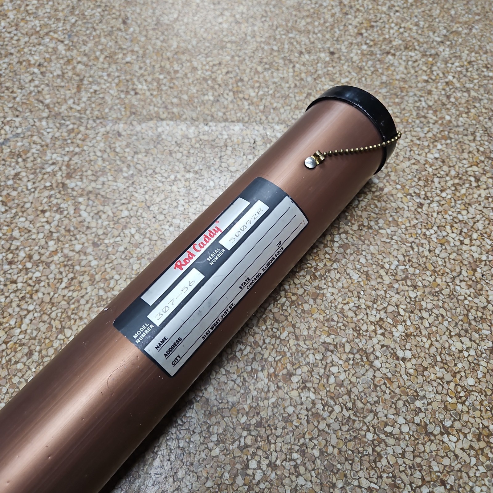 Vintage Fenwick HMG GFL-102-8F Graphite, Fishing Rod w/Caddy