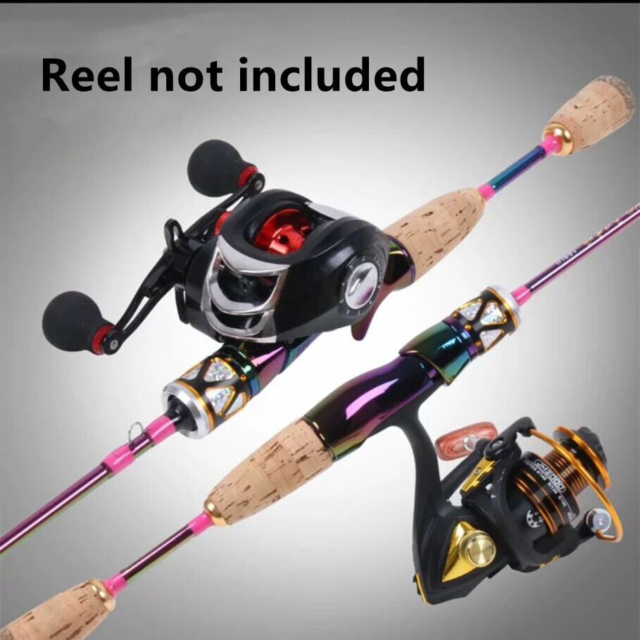 Trout Fishing Rod 1.68M 1.8M Portable Ultra Light Solid Tip Carbon Spinning Pole