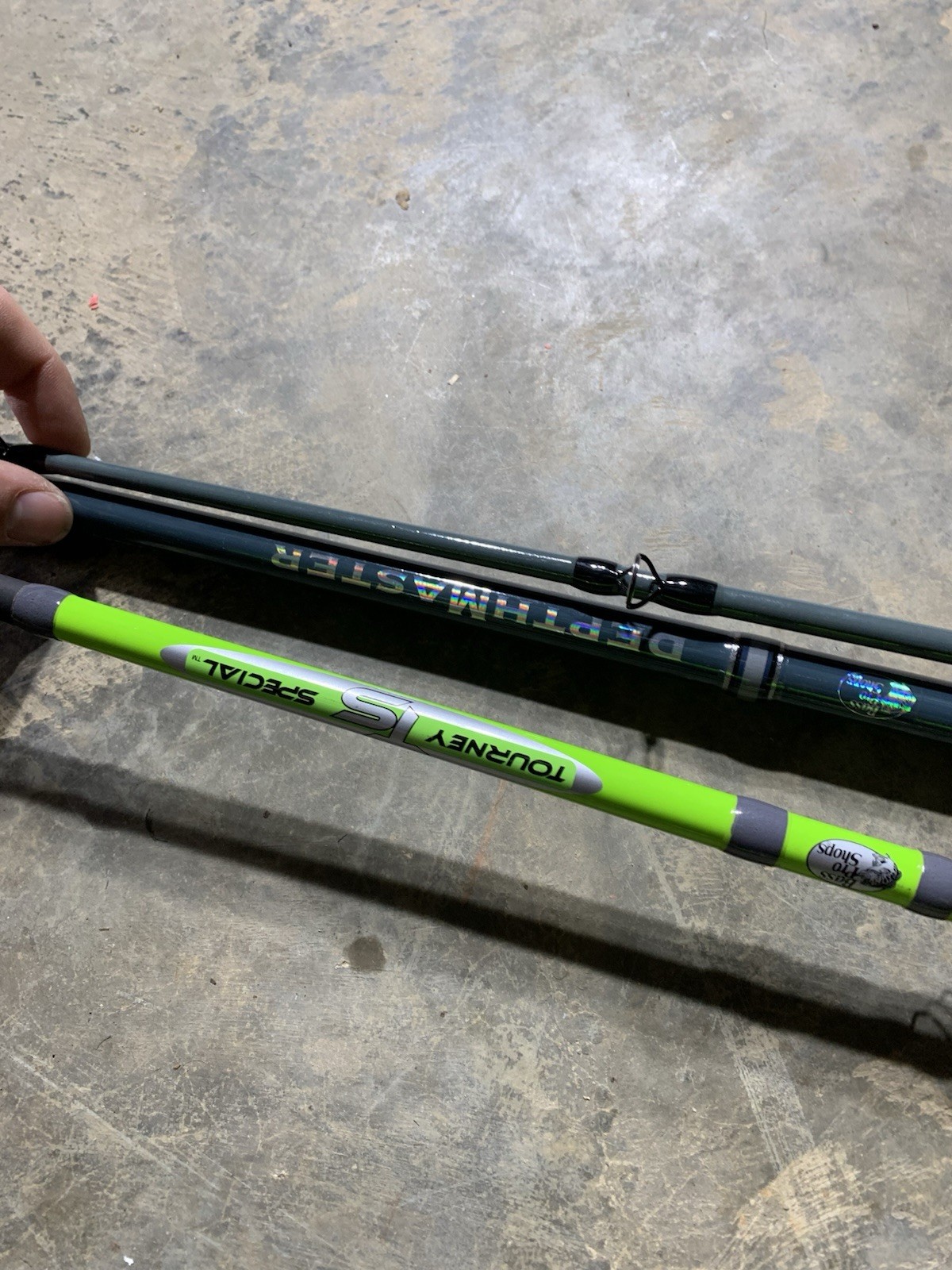 LOT OF 10 BASS PRO SHOPS FISHING RODS (BROKEN)