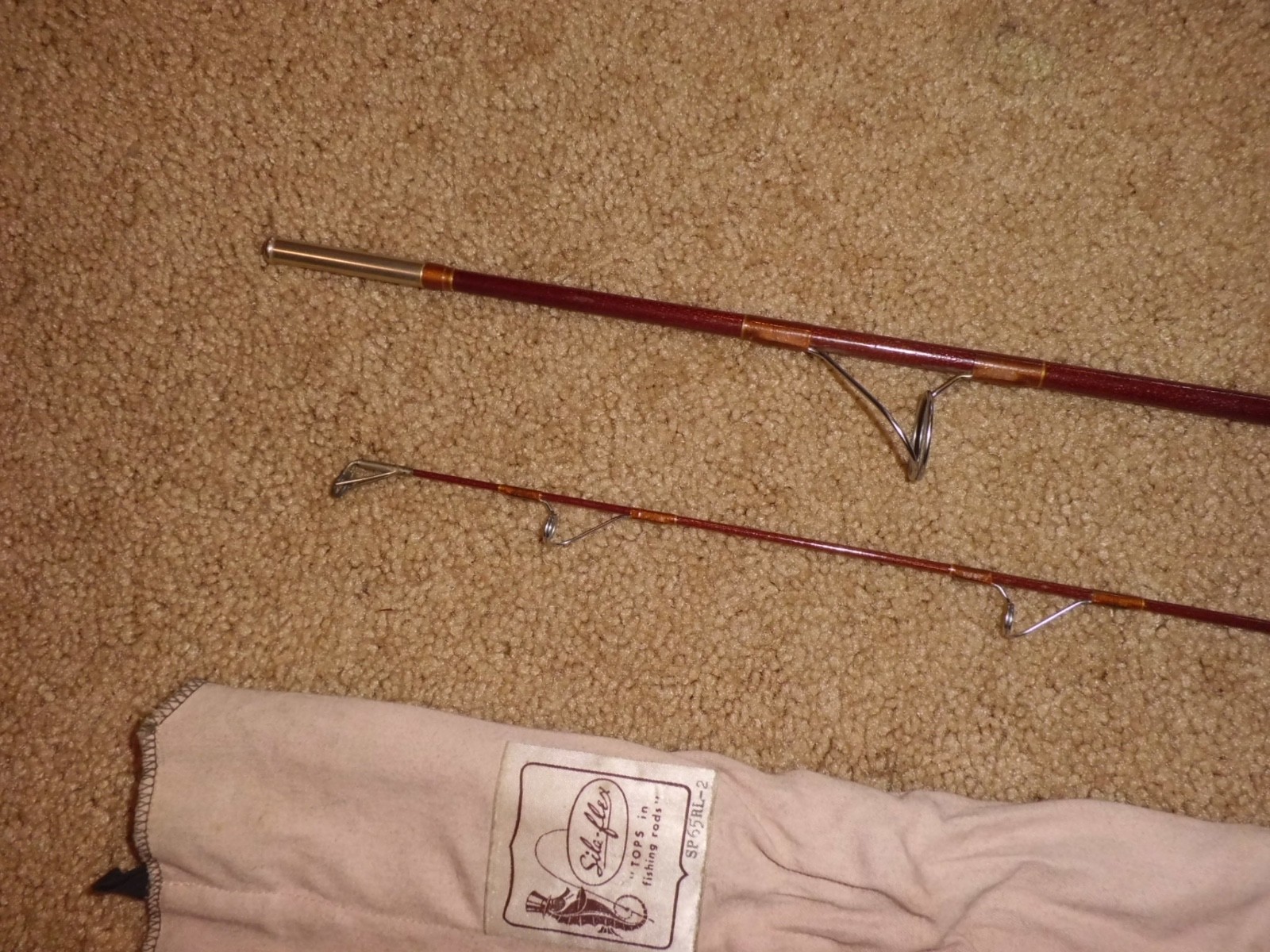 Vintage SILAFLEX SP65RL-2 Light Spinning 6’5″Rod made in USA
