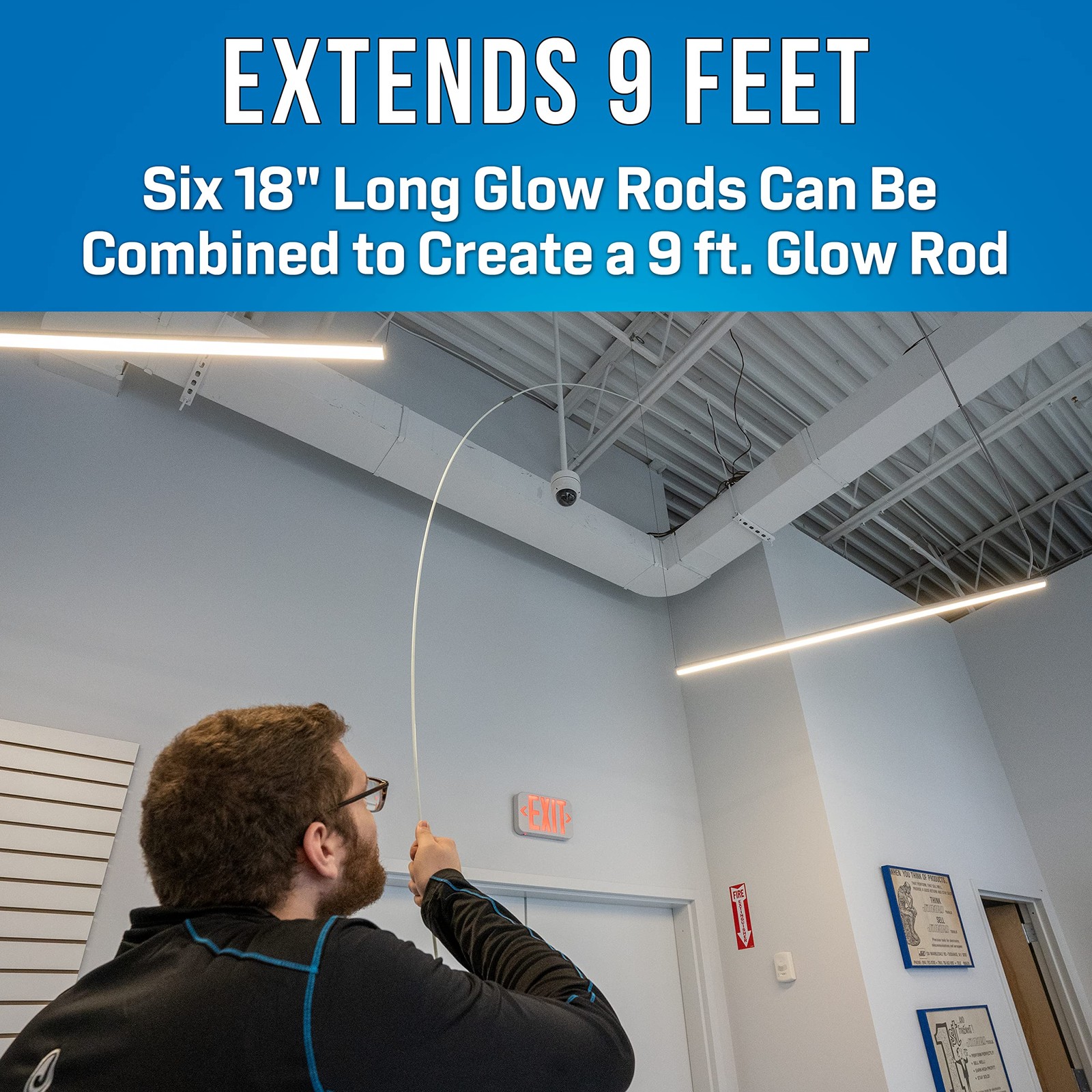Jonard Tools Rdg-9 Compact Glow Rod Kit 9 Ft 3/16 Diameter