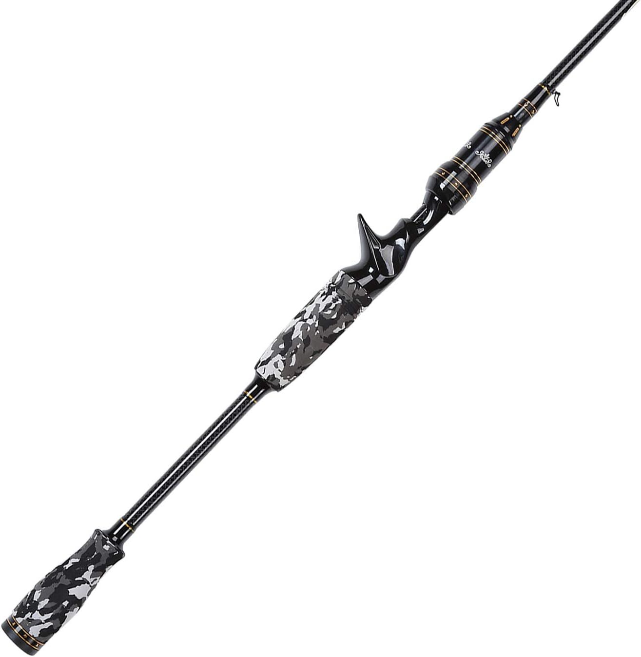 E Series-Camo Legend w/ 2pcs 7ft Casting Rod Carbon Fiber Baitcasting & 2 Tips