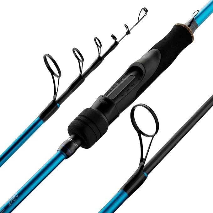 Telescopic Travel Fishing Rod Carbon Fiber Blank Mini Takle Box Lures Carry Case
