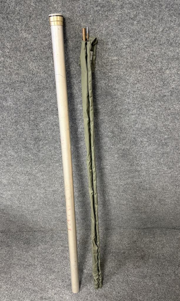 Eddie Bauer #8020 2 Piece 8′ 3 1/2 oz S.A.6 Line Fly Fishing Rod +Sleeve & Tube