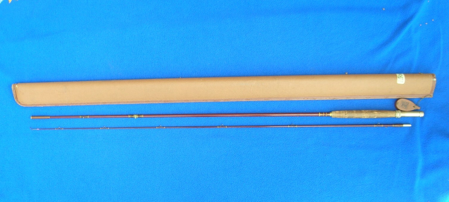 Vintage Phillipson Challenger 86R Fiberglass Fly Fishing Rod in Original Case JL