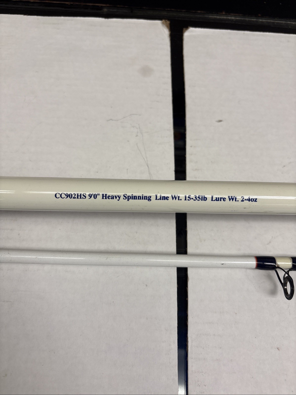 Eagle Claw Cat Claw Rod CC902HS 9’ Heavy Spinning Fishing Rod NOS
