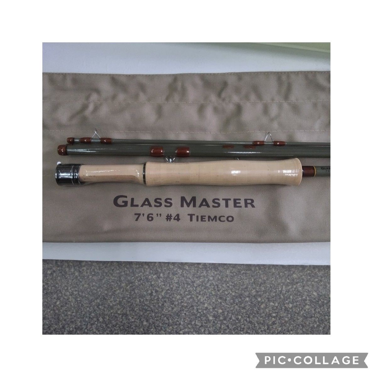 Tiemco Glass Master GM764-4 7ft 6in 4 4pc Fly Rod Warranty Card from Japan