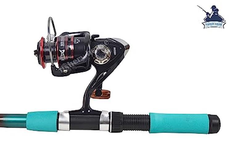 FISHERY HOUSE Microfiber Fishing Rod & Reel Set (270 cm_Green) + Free Shipping