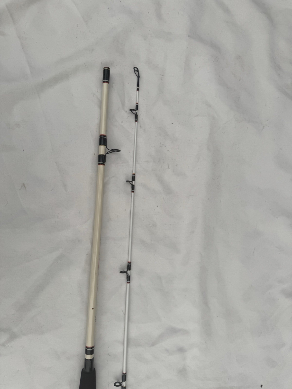 7’6” Two-Piece Medium Power Durable Fiberglass Big Game Casting Rod Fishing Rod