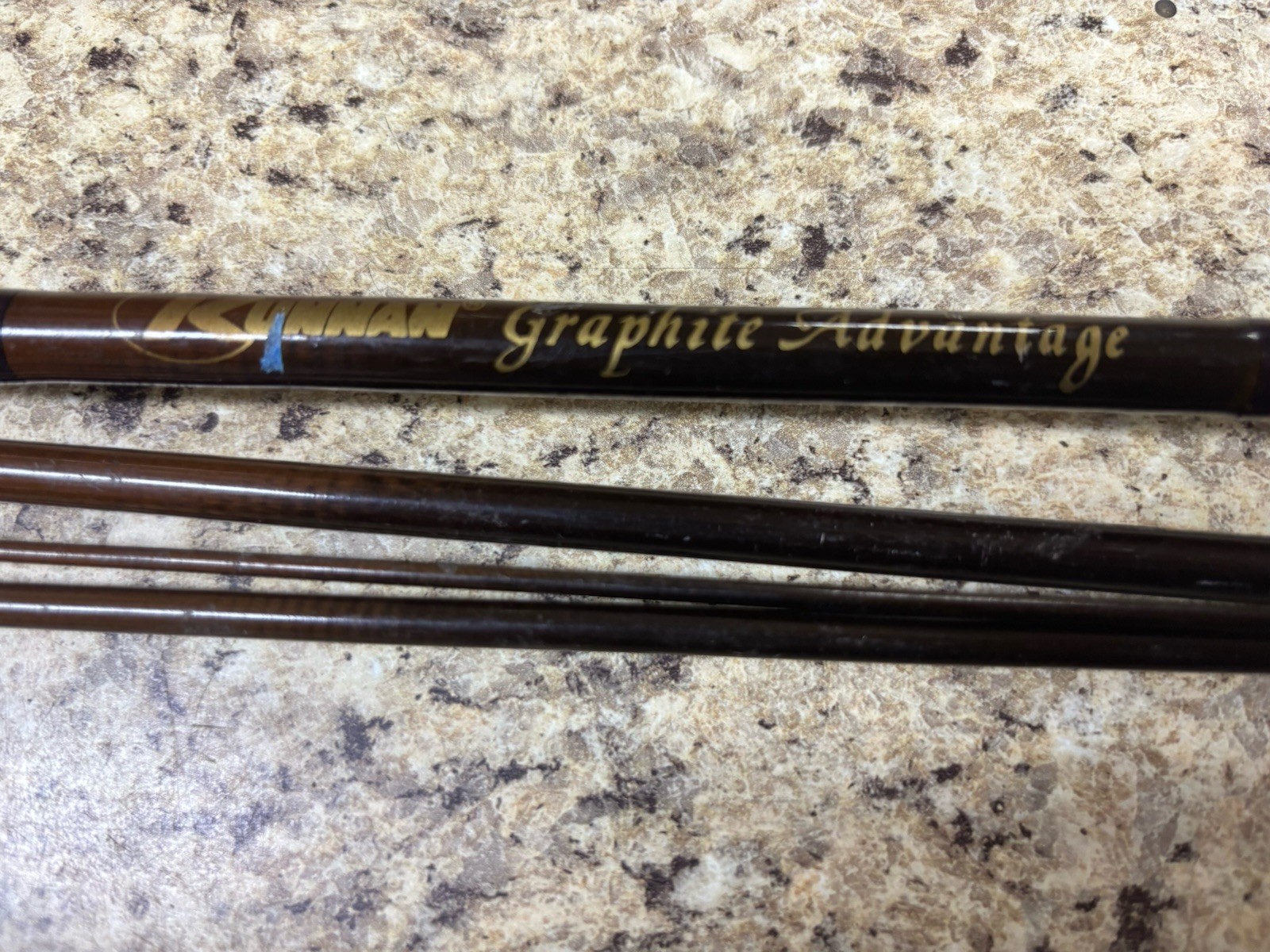 RARE Ultralight GRAPHITE Spinning ROD. 7 FOOT 6 INCH 2-8 # Kunnan Spiraltech