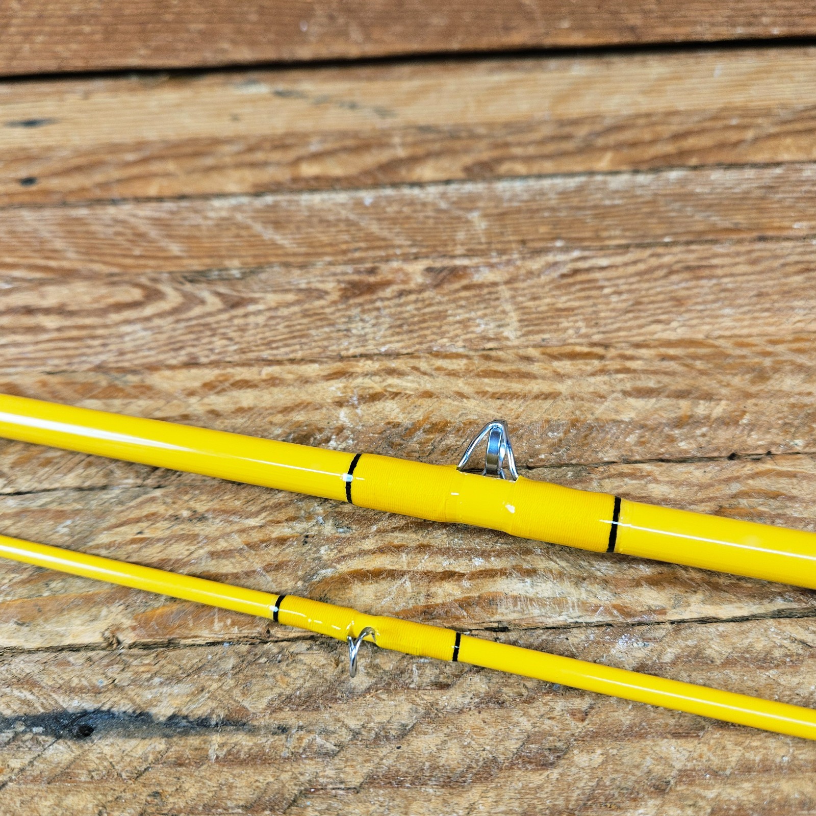 New Vintage Eagle Claw Feather Light 6′ 6″ Fly Rod FL 300-66 Wright & McGill Co