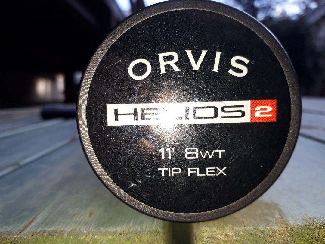 Orvis Helios2 TIEMCO 6ft 2WT LINE MID FLEX Fly Rod Used Fabric case