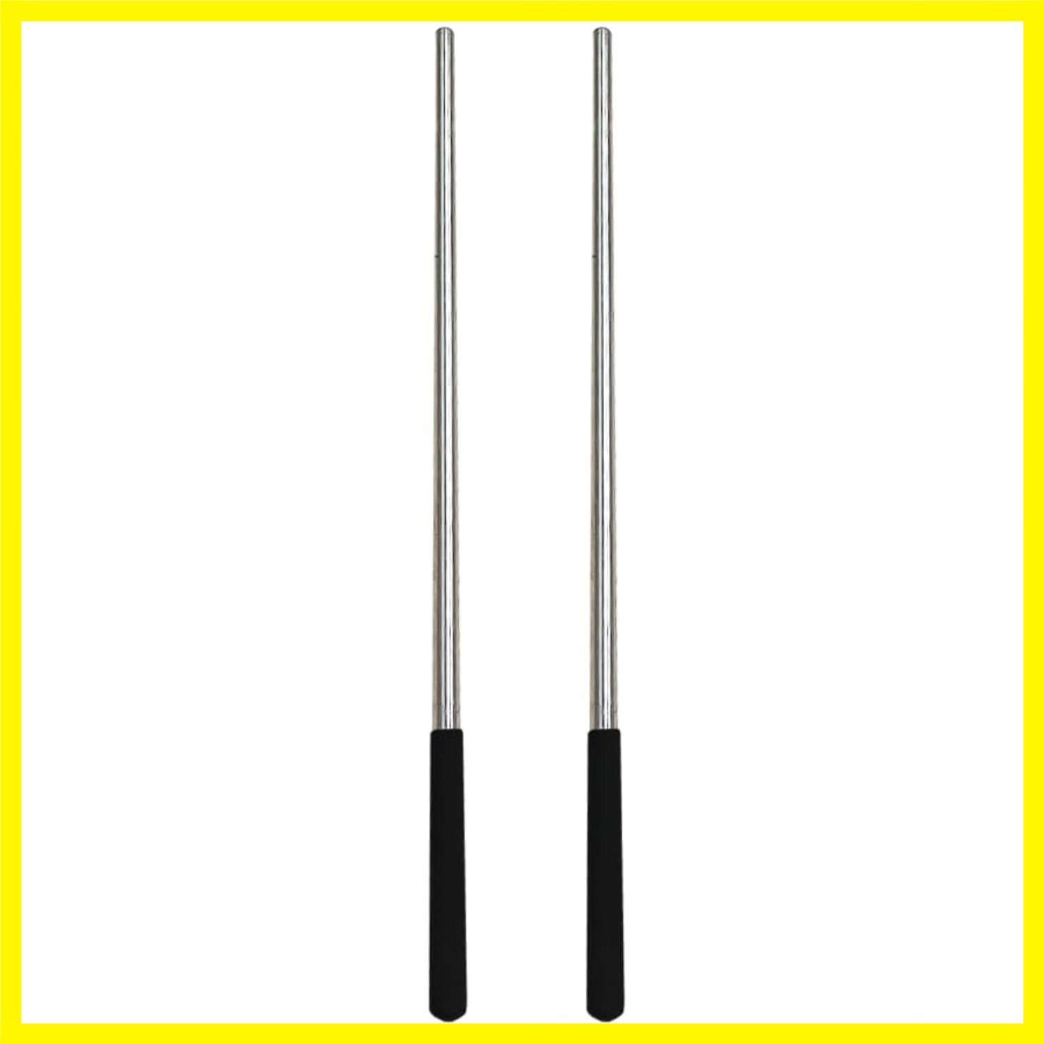 2 PCS Winding Rods D 1/2″” x L 16.75″” Inch with Black Random Antiskid Handle…