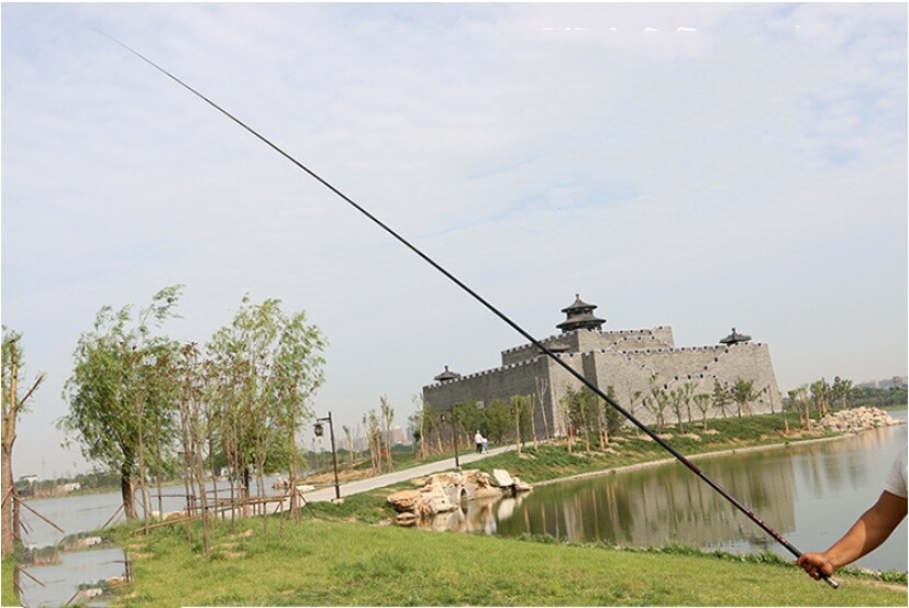 7.2m 8m 9m 10m 12m 13m Fishing Rod Telescopic Fishing Pole Carbon Fiber Hand Rod