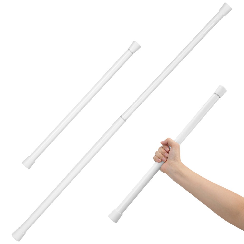 3 Pcs Compression Rods for Curtains Adjustable Telescopic Door Rail