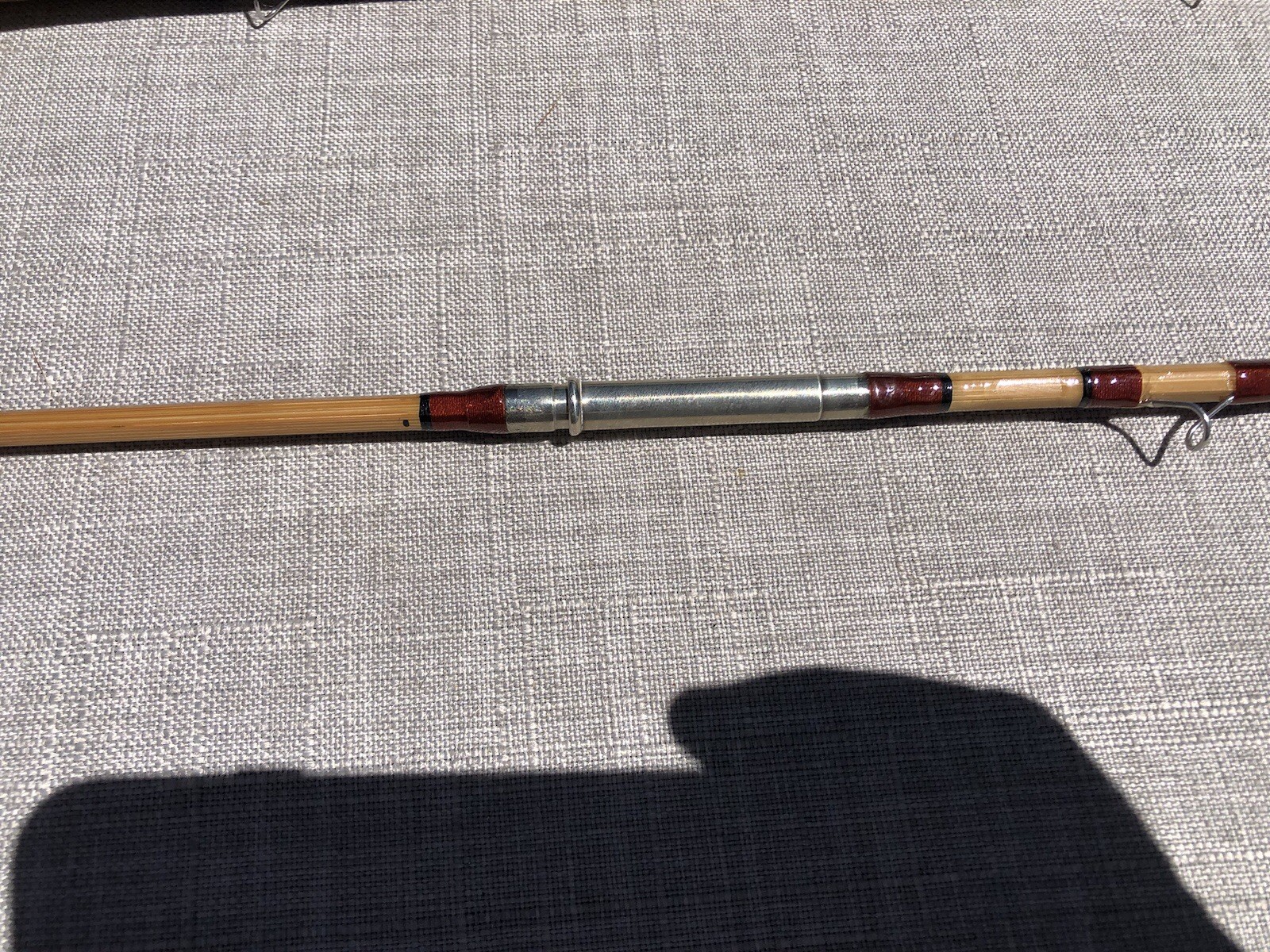 White River 6wt 8ft fly rod. Two piece with extra tip.