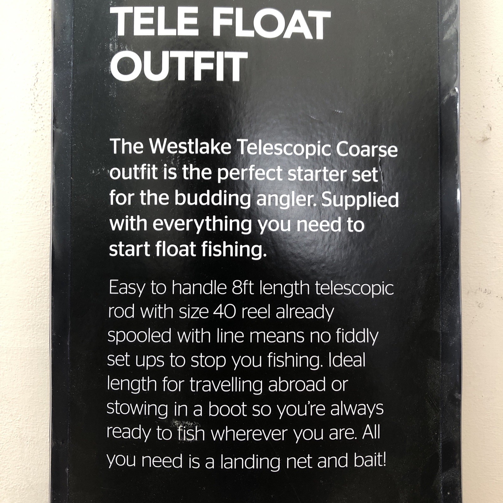 WESTLAKE Telescopic Coarse Outfit 8ft fishing starter set