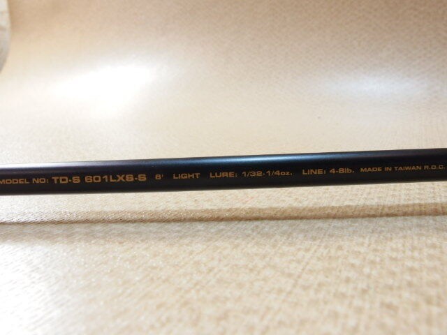 Daiwa Team S Finesse Spinning Solid Tip Td-S 601Lxs-S 1 Piece Rod 35608