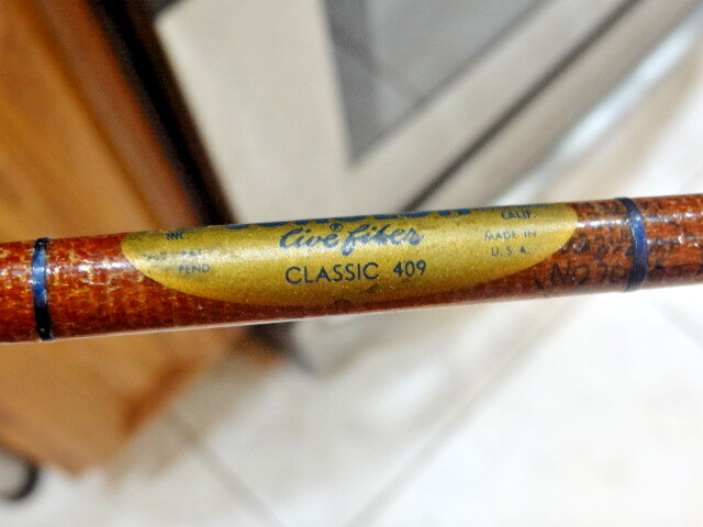 Vintage Garcia Conolon 8′ Live Fiber Classic 409 Fishing Glass Pole USA 1-Owner