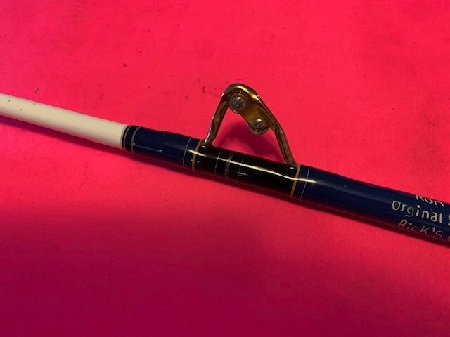 CUSTOM SABRE 6455XXH 5 FOOT 9 INCH 50 TO 120 POUND RATED TROLLING FISHING ROD