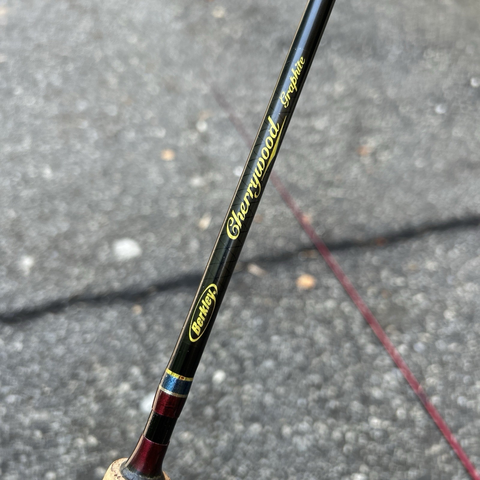 Berkley Cherrywood Graphite Rod 6’ 6″ Medium Spinning Rod Lure 1/8-3/4 CWS662M