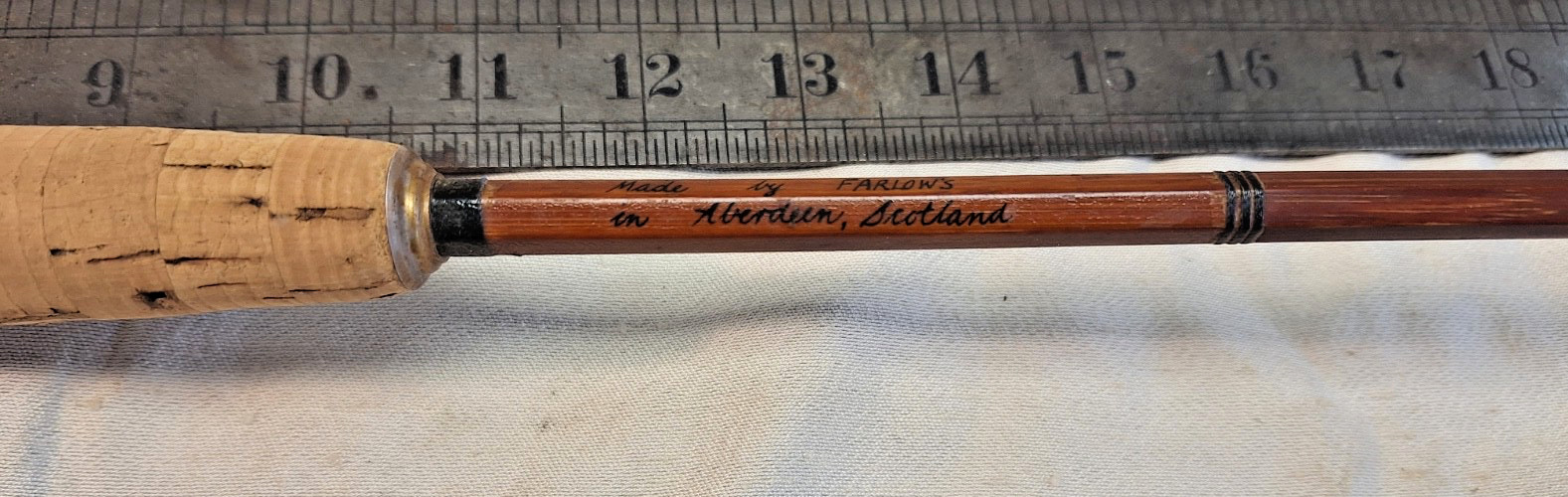 Farlow’s Lee Wulff “Midge” Norm Thompson Bamboo Fly Rod. 7 1/2′.