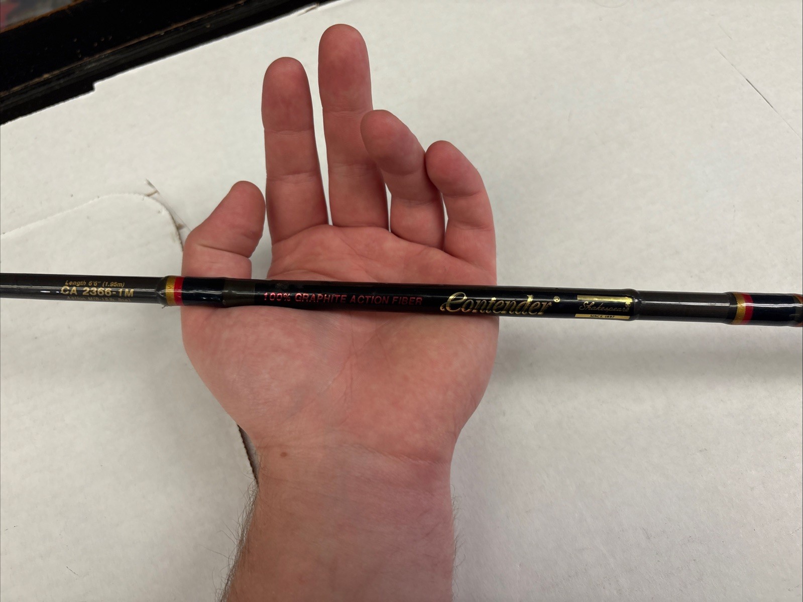 Shakespeare Contender CA2366-1M 6’6” Fishing Rod 1 Piece