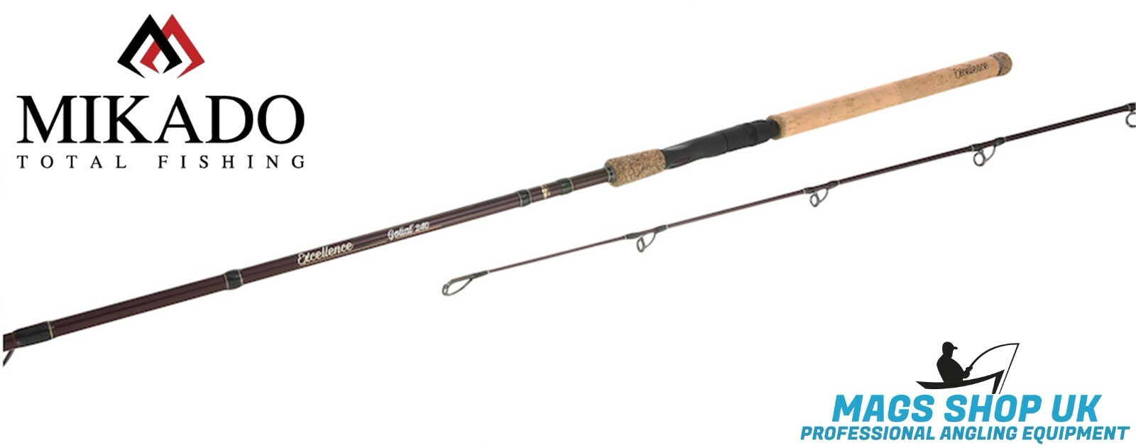 MIKADO HEAVY SPINNING ROD ”EXCELLENCE GOLIAT” 255 CM,C.W. 50-160 GRAM,2 SECTIO