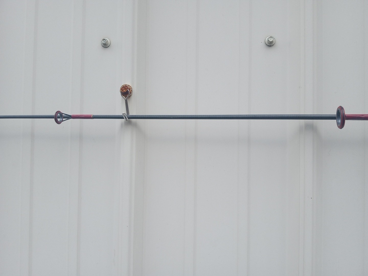 Vintage Berkley Graphite Composite 5’6″ Spinning Rod 1pc Grey And Burgundy