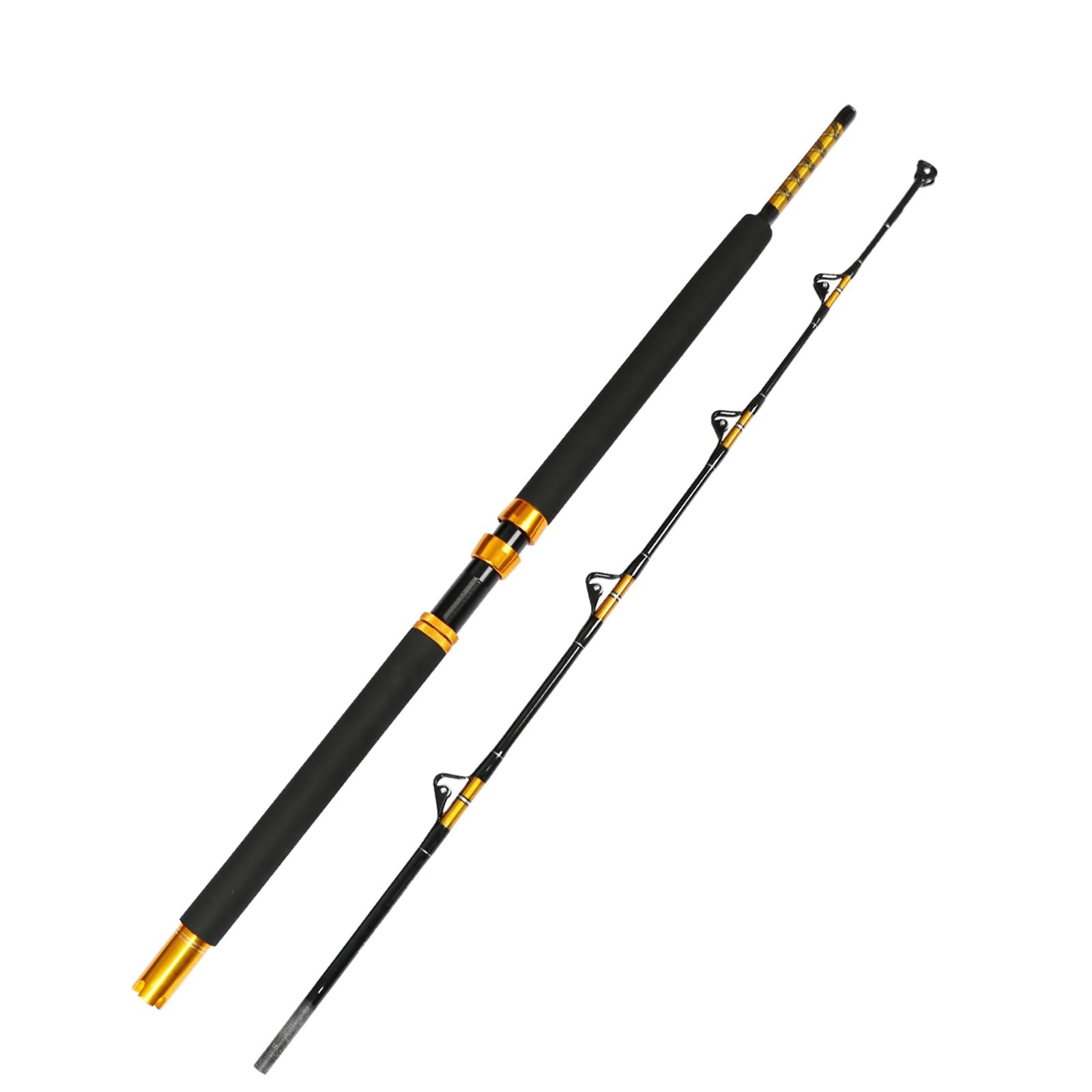 1-Piece Saltwater Offshore Heavy Trolling Rod Big Game Roller Rod Conventiona…