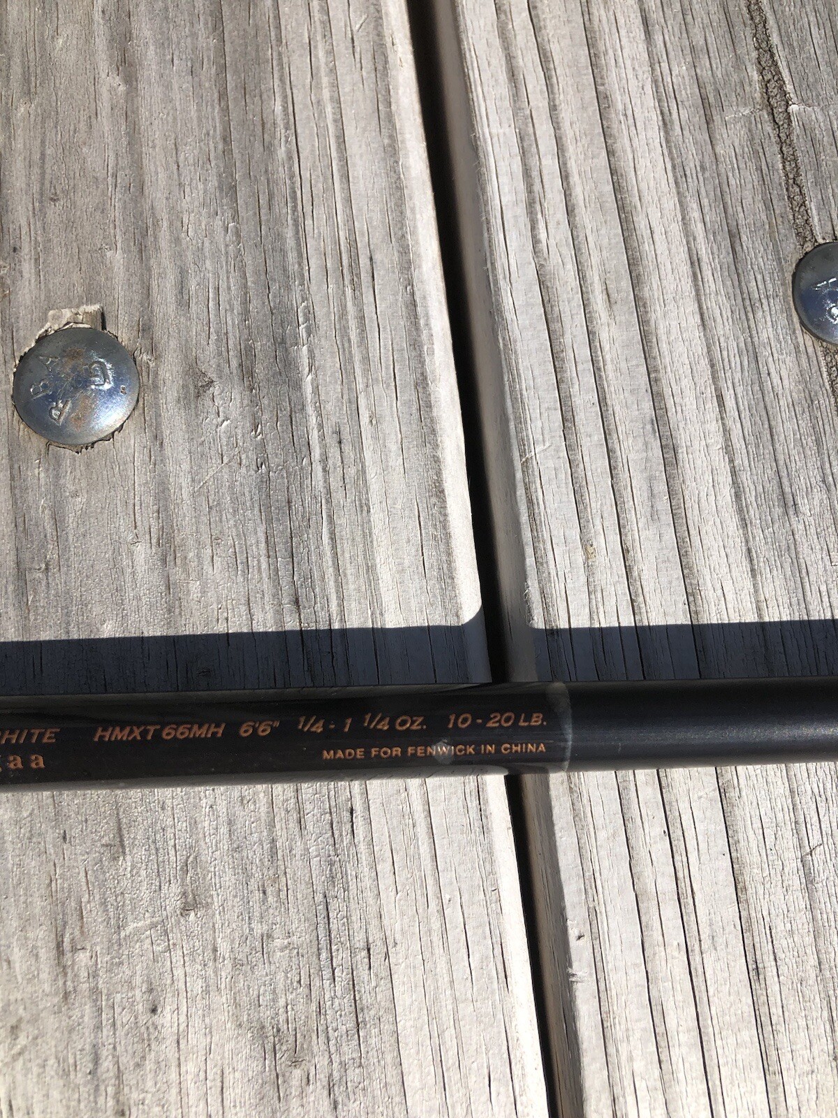 FENWICK HMX Cross Scrim Graphite HMXT 66MH Casting 6’6″ Rod – 10-25 lb test