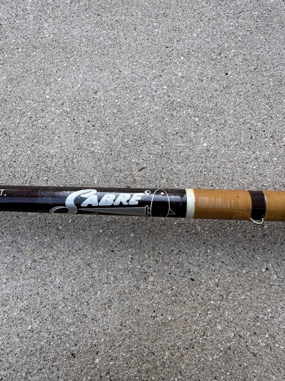 SABRE 8.5 ft 2-PIECE CUSTOM MADE F173 NYPOXY GLASS 7 Line Test Fly Fishing ROD