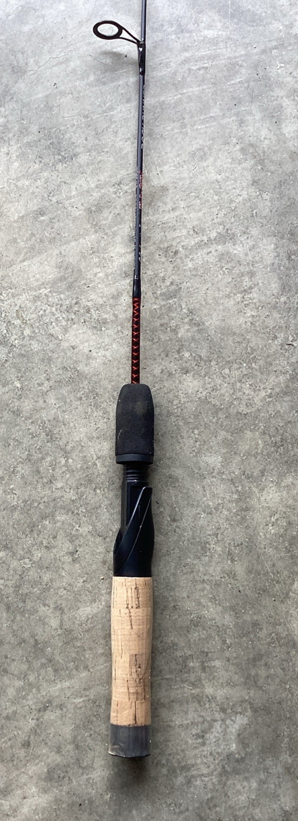 Shakespeare Ugly Stik Dock Runner Rods 3’ Medium Red Ice Fishing USDR361M