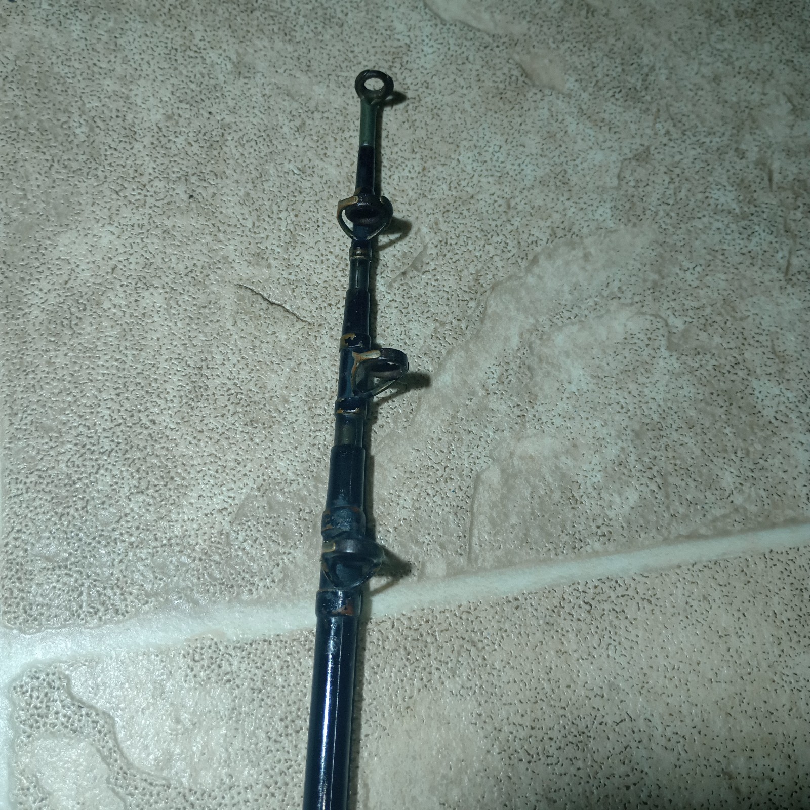 Vintage Union Hardware Fishing Rod Steel Telescoping Pole Torrington Conn fly