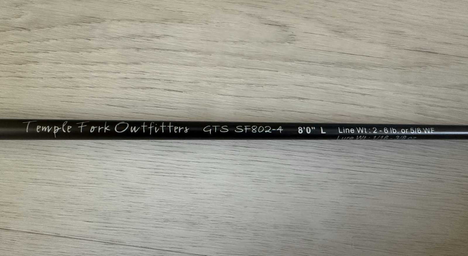 Two New Temple Fork Outfitters GTS SF802-4 8’0″ Fishing Rods (4 piece)