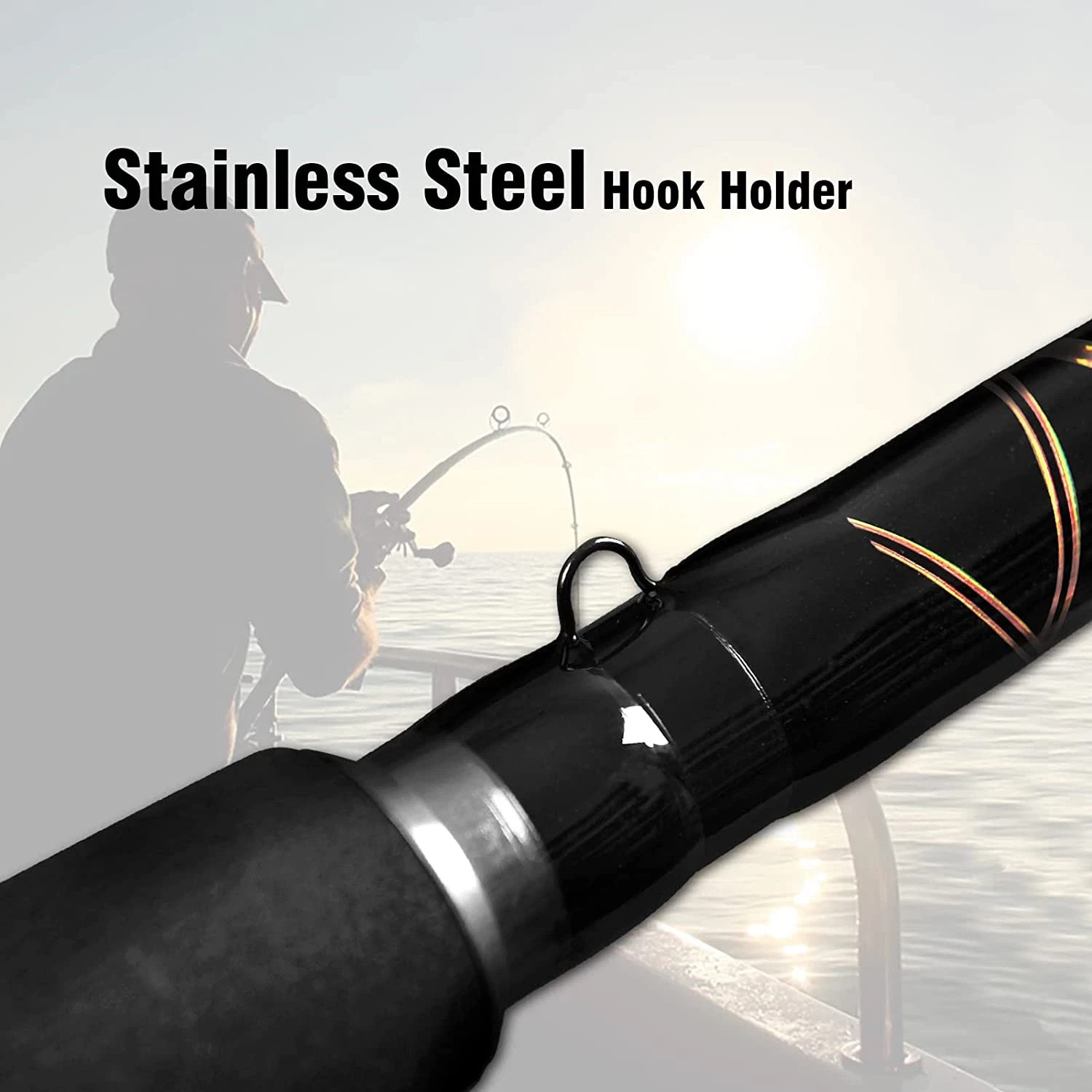 Travel Casting Rod Saltwater Offshore Jigging Trolling Heavy Fishing Pole 6/7/8″