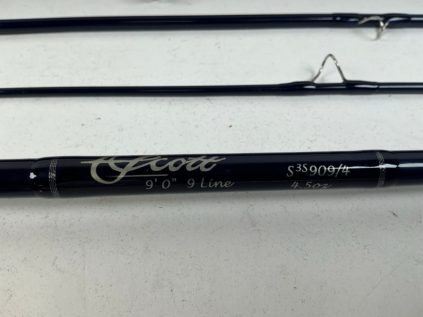 Scott Fly Rod S3S 909/4 9′ 9 line Fly Fishing 4.5oz Pristine w/ Protective Tube