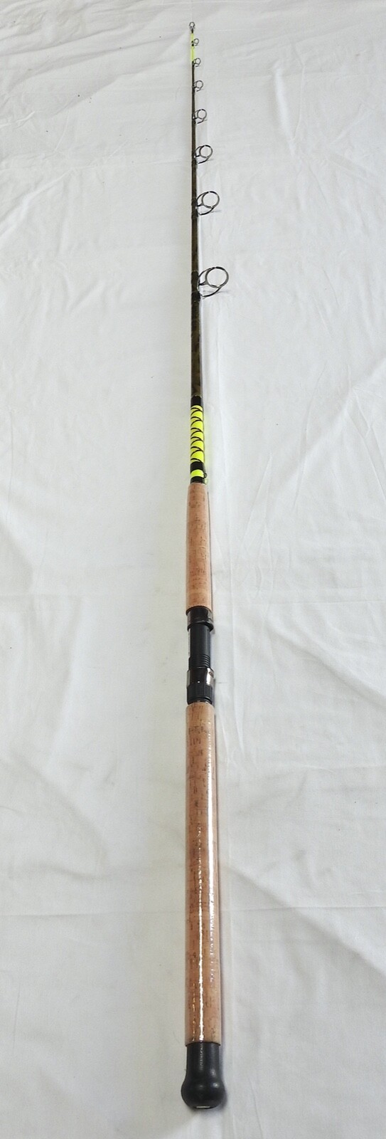 Camouflage Catfish Spinning Rod 7’6″ 1PC Cork Handle Glow Tip