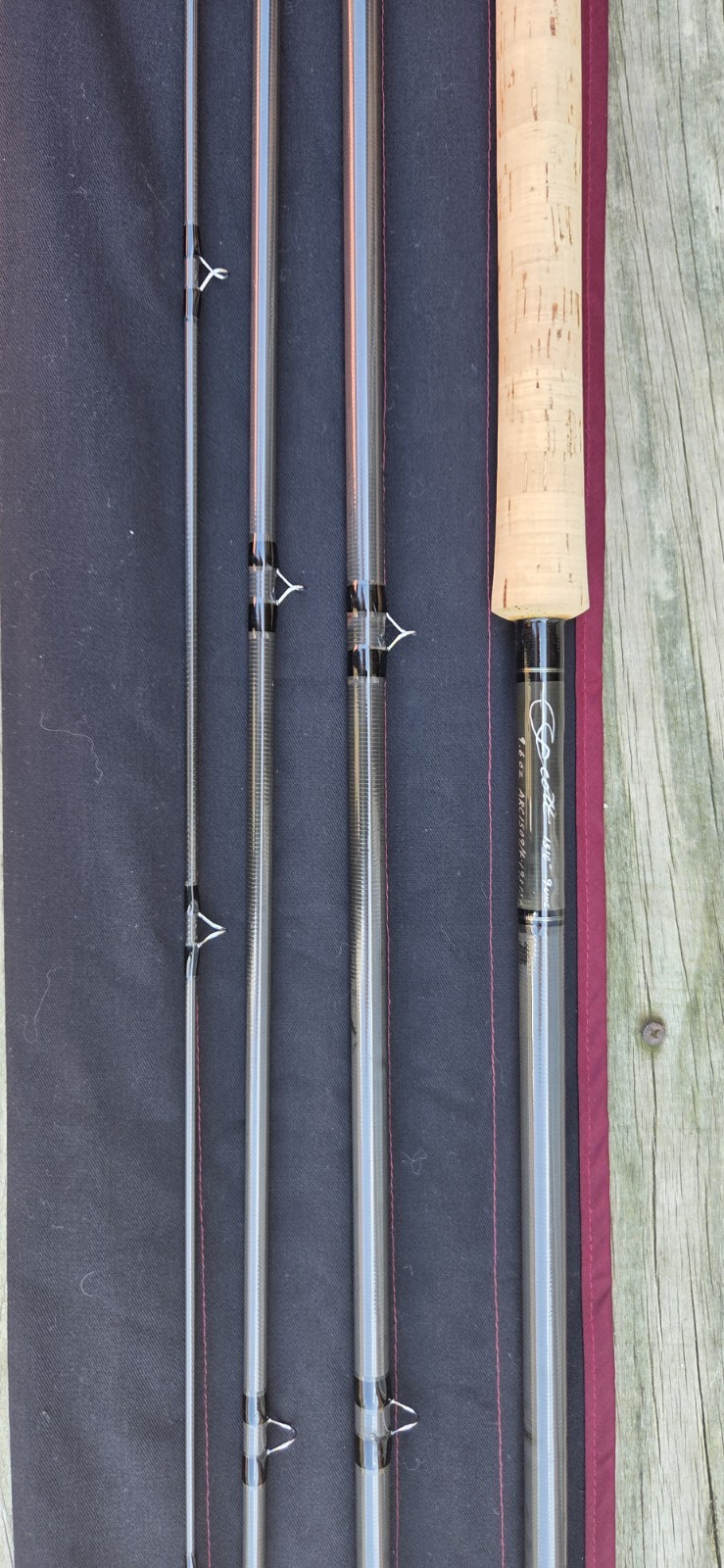 Scott ARC 1509 15′ 9WT Two Hand Fly Rod 4 Pc W/ Tube